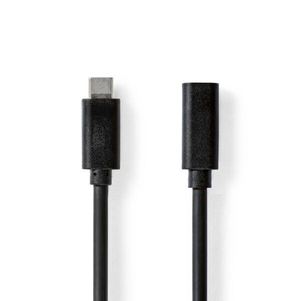 USB 3.2 Gen1 Verlengkabel | USB-C Male | USB-C Female | 4K@60Hz | 2 meter