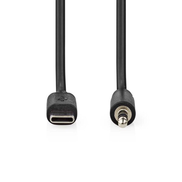USB-C 2.0 Adapter | USB-C Male | 3,5 mm Male | 1 meter - Afbeelding 2