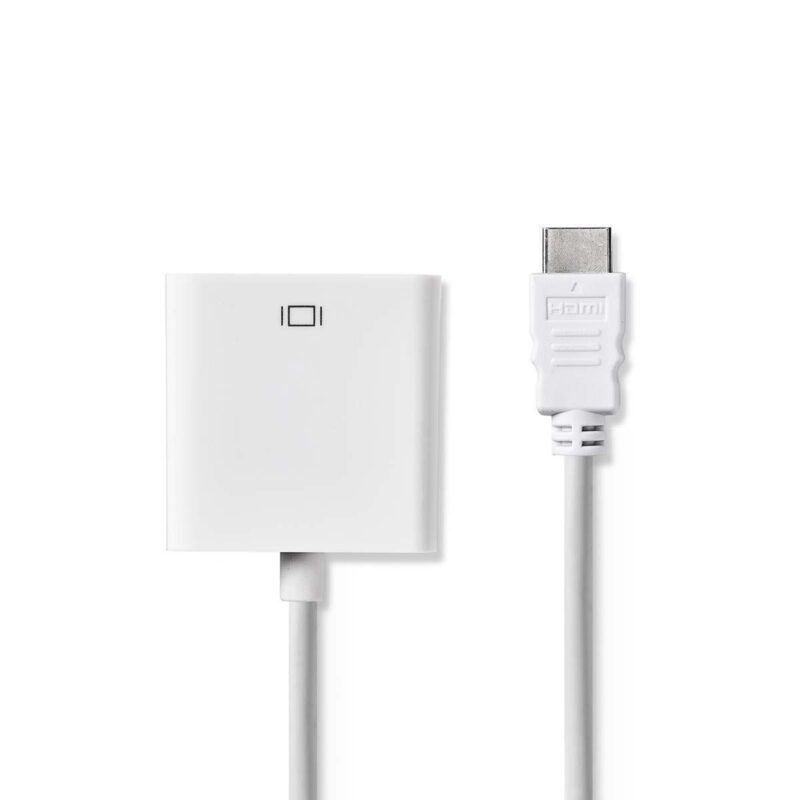 Product thumbnail HDMI naar VGA Verloopkabel  | VGA Female + audio | 0.20 meter