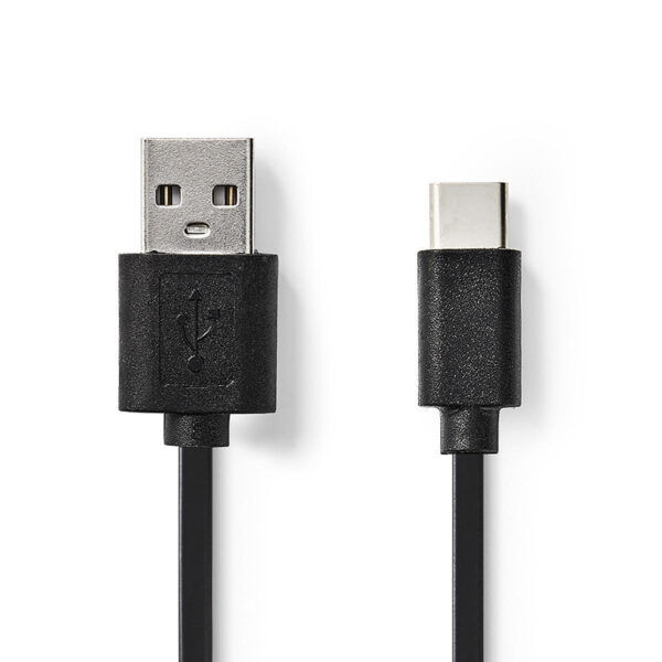 USB 2.0 Kabel | Type-C male - A male | 2 meter