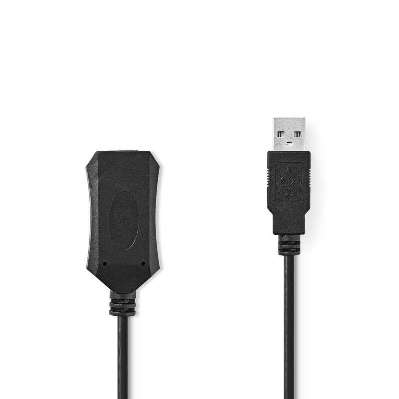 Product thumbnail Actieve USB 2.0 Verlengkabel | USB-A Male | USB-A Female | 5 meter