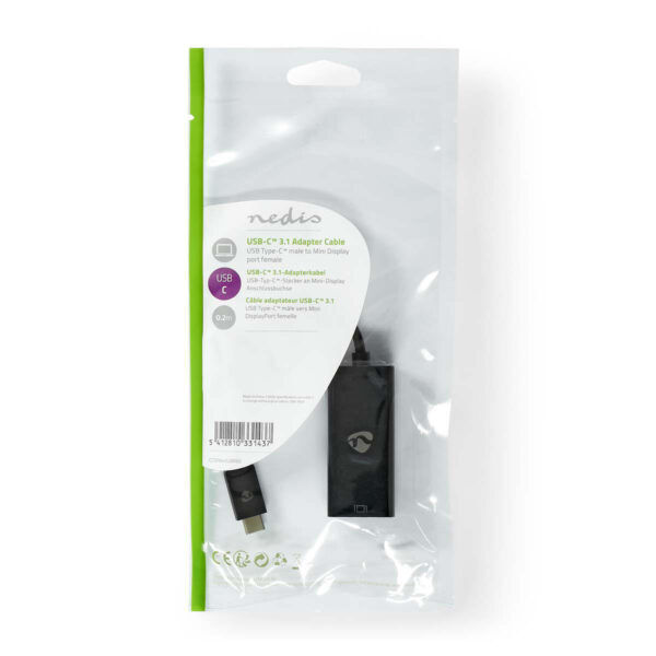 USB 3.2 Gen1 Adapter | USB Type-C Male | Mini DisplayPort | 0.20 meter - Afbeelding 4