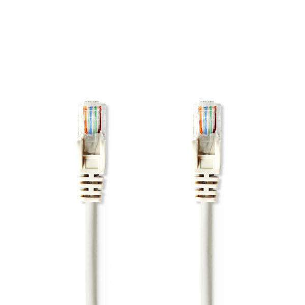 CAT5e-Kabel UTP | RJ45 Male | RJ45 Male | 10 meter | Rond | Grijs