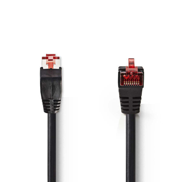 CAT6 kabel | RJ45 Male | RJ45 Male | SF/UTP | 0.50 meter | Zwart