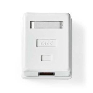 Netwerk Wanddoos | Opbouw | 1 poort | UTP CAT6