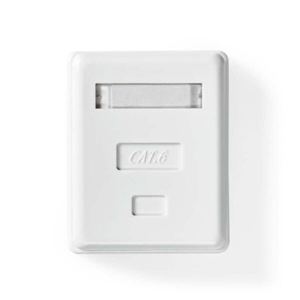 Netwerk Wanddoos | Opbouw | 1 poort | UTP CAT6 - Afbeelding 2