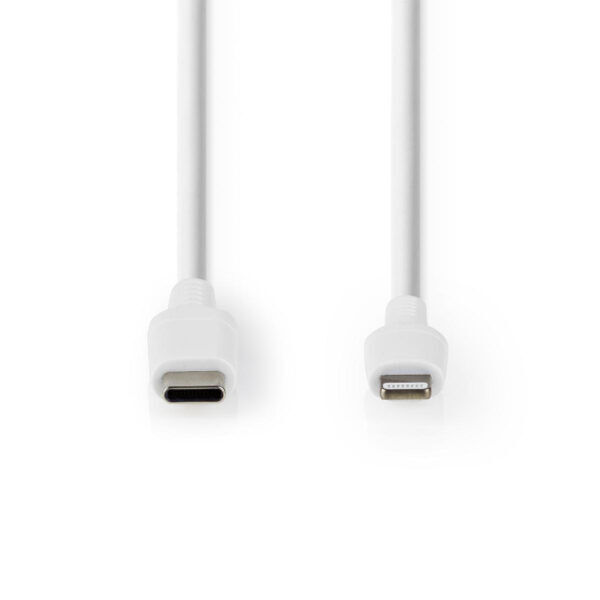 Lightning Kabel | USB 2.0 | Apple Lightning 8-Pins | USB-C Male | 1 meter