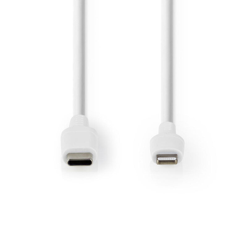 Product thumbnail Lightning Kabel | USB 2.0 | Apple Lightning 8-Pins | USB-C Male | 1 meter