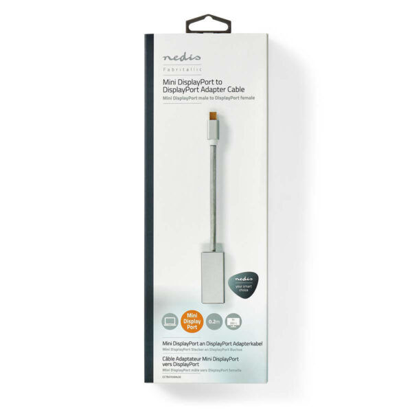 Adapterkabel | Mini-DisplayPort Male | DisplayPort Female | 0.2 meter - Afbeelding 2