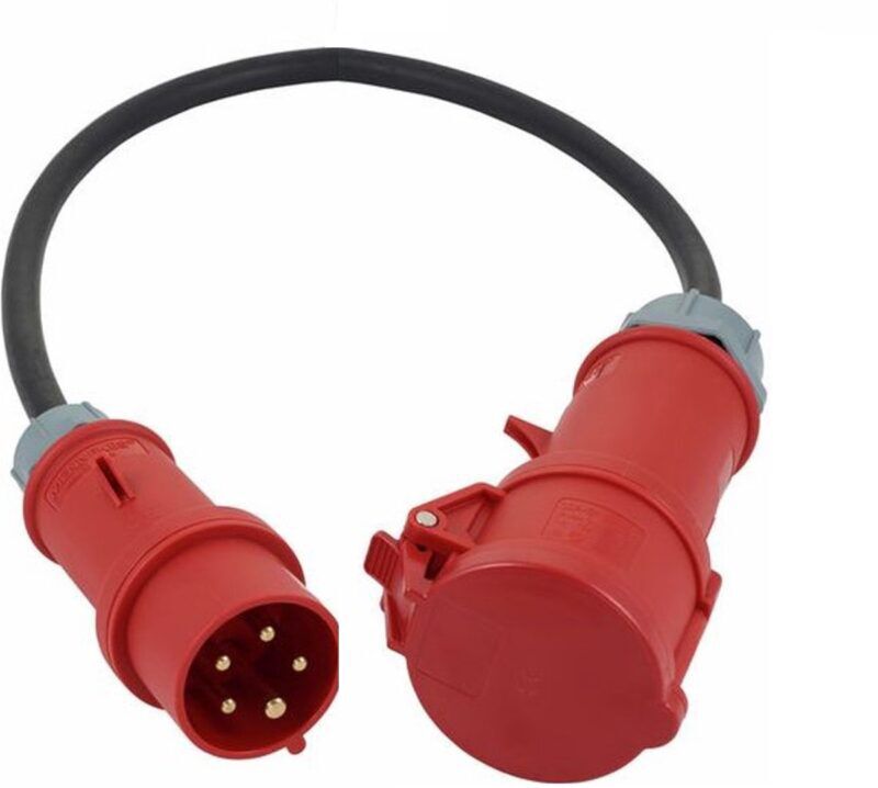 Product thumbnail CEE verloopsnoer 5-polig 32A/400V naar 5-polig 16A contra