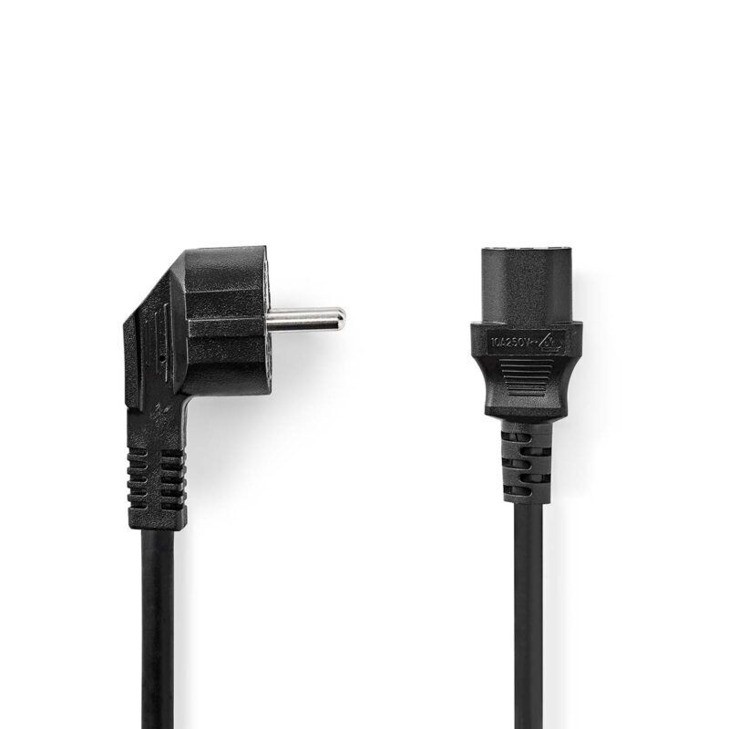 Product thumbnail Voedingkabel | Schuko - C13 | 3 meter | Zwart