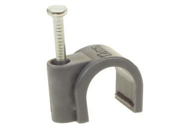 Product thumbnail RONDE KABELCLIP, GRIJS, 16mm (50st/verpakking)