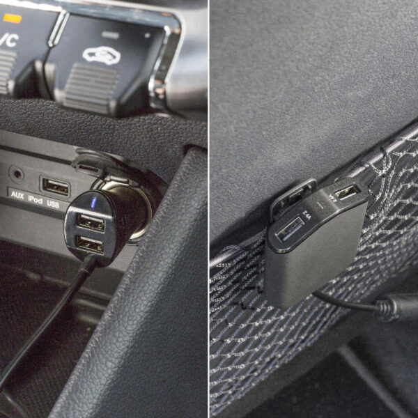 Autolader 4-Uitgangen 9.6 A USB Zwart - Afbeelding 3