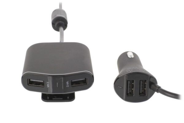 Autolader 4-Uitgangen 9.6 A USB Zwart - Afbeelding 8