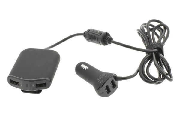 Autolader 4-Uitgangen 9.6 A USB Zwart - Afbeelding 4