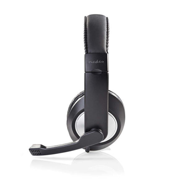 PC-Headset | Over-Ear | Stereo | 2x 3.5 mm | Inklapbare Microfoon | Zwart - Afbeelding 4