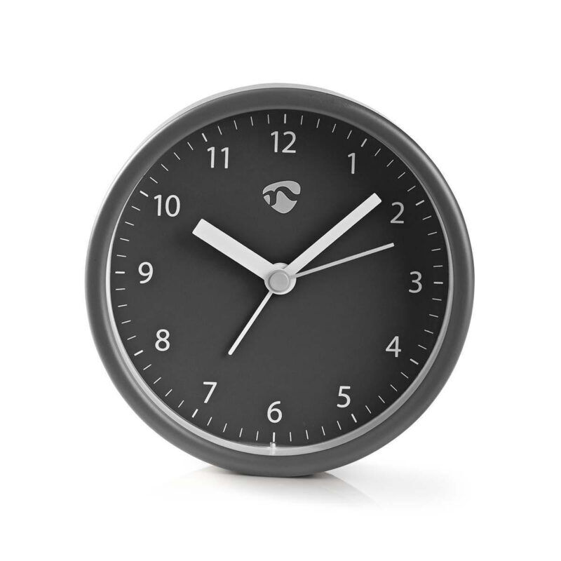 Product thumbnail Analoge Bureau-Wekker | Snoozefunctie | Grijs