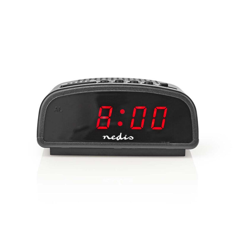 Product thumbnail Digitale Bureau-Wekker | LED-Scherm | Snoozefunctie | Nee | Zwart