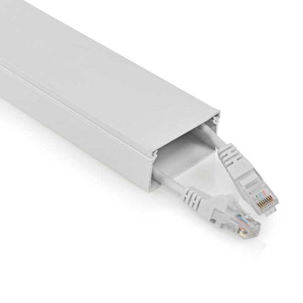 Aluminium Kabelgoot | Lengte 110cm | Wit - Afbeelding 2