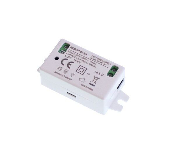 COMPACTE SCHAKELENDE VOEDING 12V - 0.5A - 6W IP67