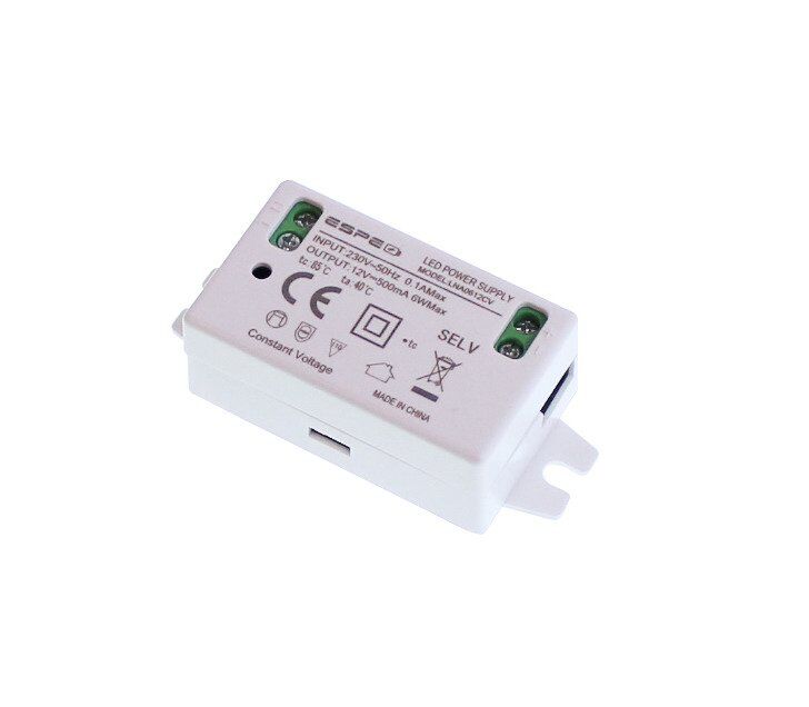 Product thumbnail COMPACTE SCHAKELENDE VOEDING 12V - 0.5A - 6W IP67