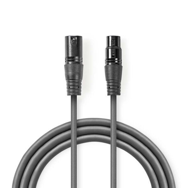 DMX-kabel | XLR Male | XLR Female | 1 meter
