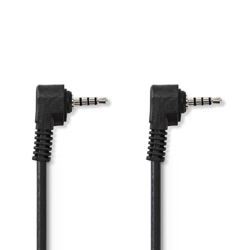Product thumbnail Jack Audio-Videokabel 4-polig | 3,5mm Male | 3,5mm Male | 1 meter