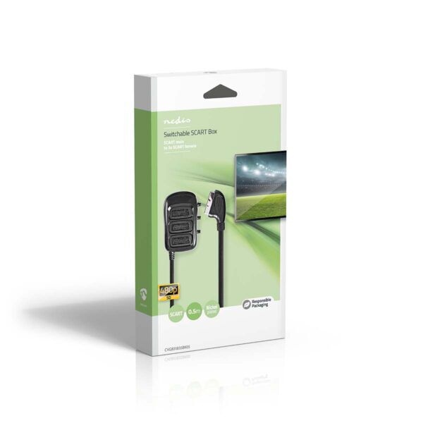 SCART-Switchbox | SCART Male - 3x SCART Female | 0.50 meter - Afbeelding 4