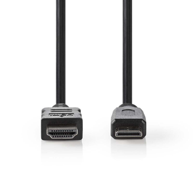 Product thumbnail HDMI-kabel met Ethernet | HDMI-mini-connector | 2 meter | Zwart