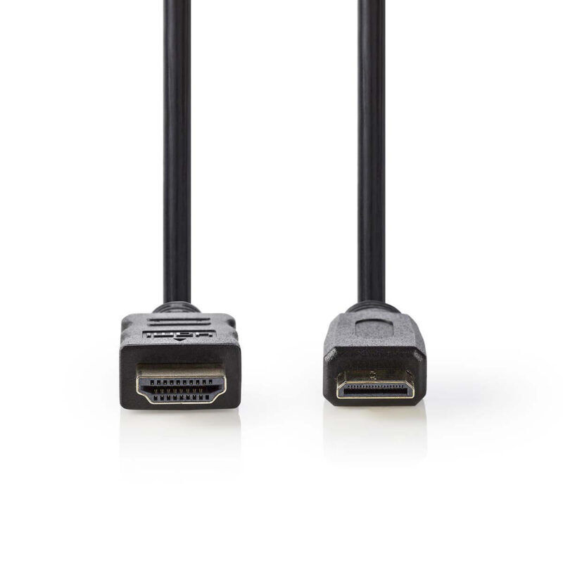 Product thumbnail HDMI-kabel met Ethernet | HDMI-mini-connector | 3 meter | Zwart