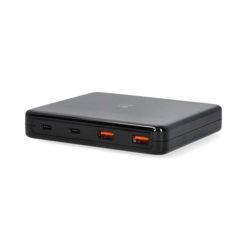 Product thumbnail USB Snellader | 65 W | GaN | 1.5 / 2.0 / 3.0 / 3.25 A | 2x USB-A / 2x USB-C | 1.5 meter