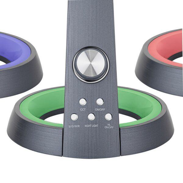 Dimbare LED-bureaulamp met verstelbare arm en USB-poort - Afbeelding 4