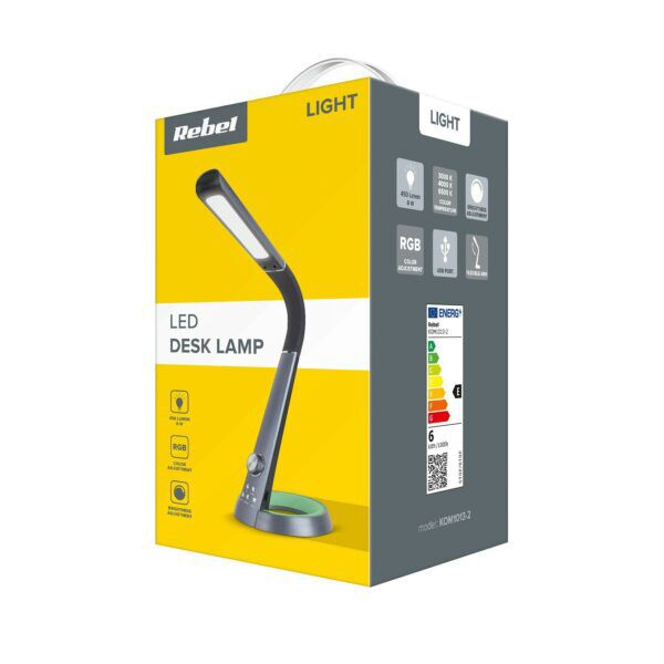 Dimbare LED-bureaulamp met verstelbare arm en USB-poort - Afbeelding 6