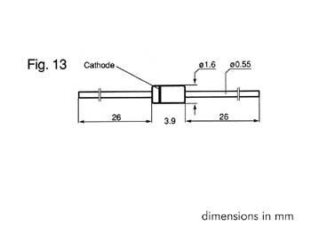 Product thumbnail DIODE 150mA - 100V - KLEIN SIGNAAL