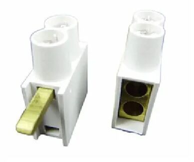 Product thumbnail Distributie Aftakblok dubbel 2x10mm² hoog