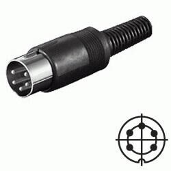 Product thumbnail DIN 5 POLIG MALE 270GR PVC