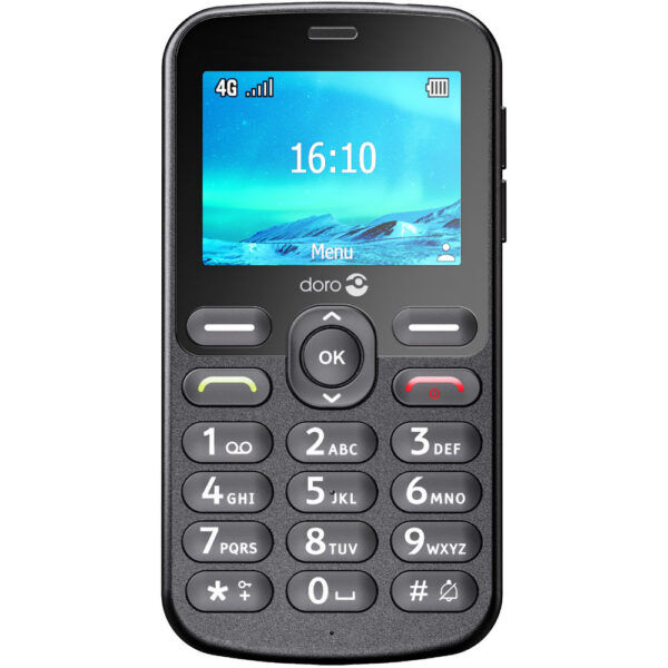 Doro 1880 4G telefoon zwart inclusief bureaulader - Afbeelding 3