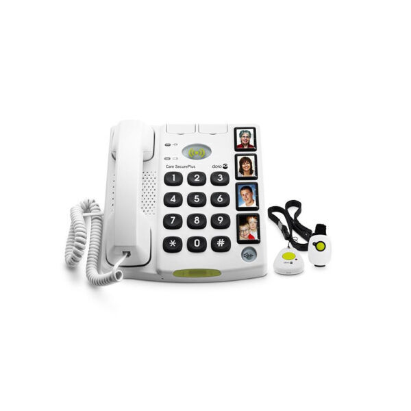 DORO SECURE 347 ZORGTELEFOON MET DRAADLOZE ALARMERINGSKNOP - Afbeelding 2