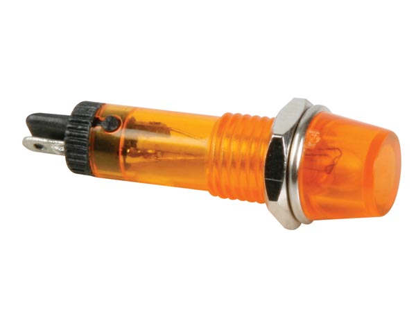 Product thumbnail RONDE SIGNAALLAMP 8mm 12V ORANJE