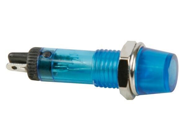 Product thumbnail RONDE SIGNAALLAMP 8mm 12V BLAUW