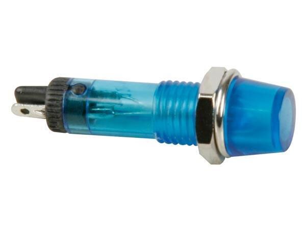 Product thumbnail RONDE SIGNAALLAMP 8mm 220V BLAUW