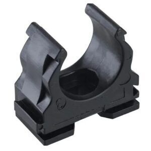 Drukzadel / Buisklem 16mm zwart PVC UV-bestendig