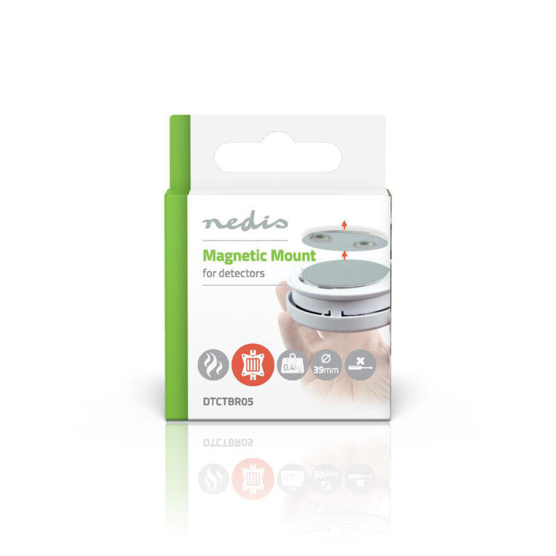 Product thumbnail Montageset | Diameter: 39.4 mm | Magnetisch | Zelfklevende tape | Zilver