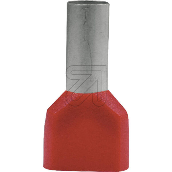 Duo adereindhuls 2 x 10mm² rood