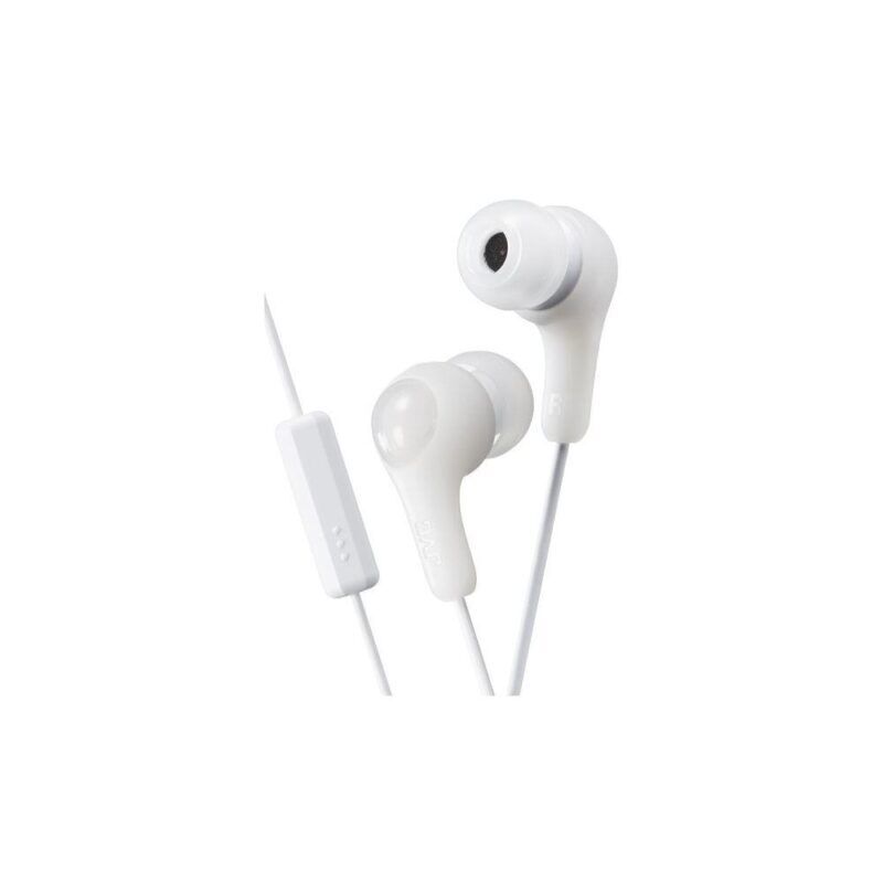Product thumbnail JVC IN-EAR GUMMY PLUS MIC WHITE