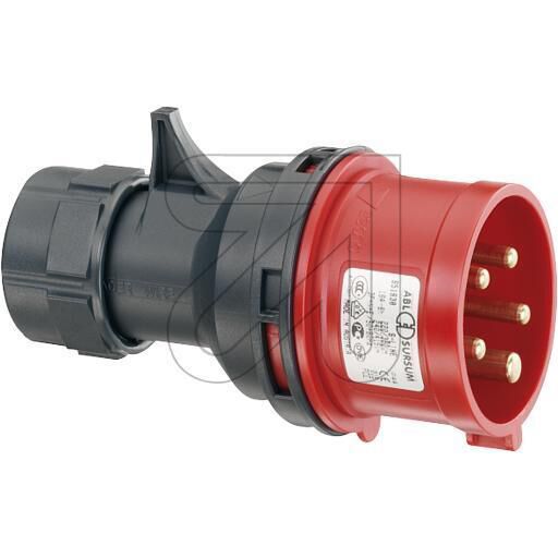 Product thumbnail CEE krachtstekker 32A 5-polig rood