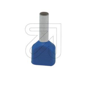 Duo adereindhuls 2 x 2,5mm² blauw