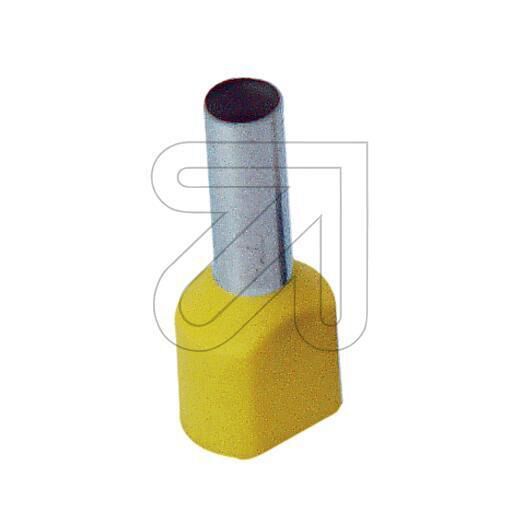 Product thumbnail Duo adereindhuls 2 x 6mm² geel