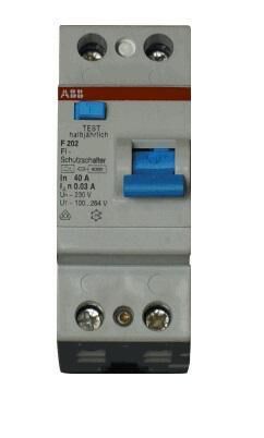 Product thumbnail ABB Aardlekschakelaar 2-polig 40A / 30mA
