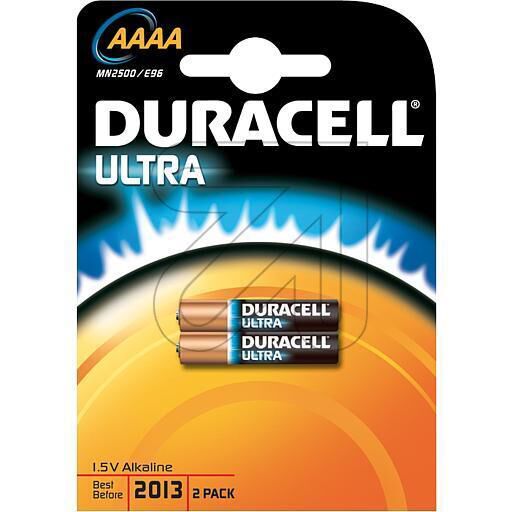 Product thumbnail Alkaline AAAA / MN2500 1,5V Ultra 2/blister